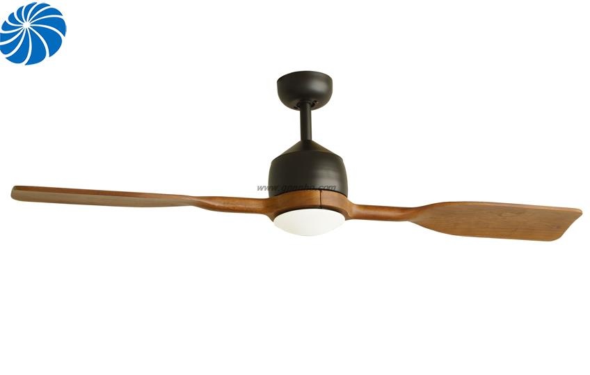 Retro Nordic simple style dc motor remote control natural wood 3 blades ceiling fan