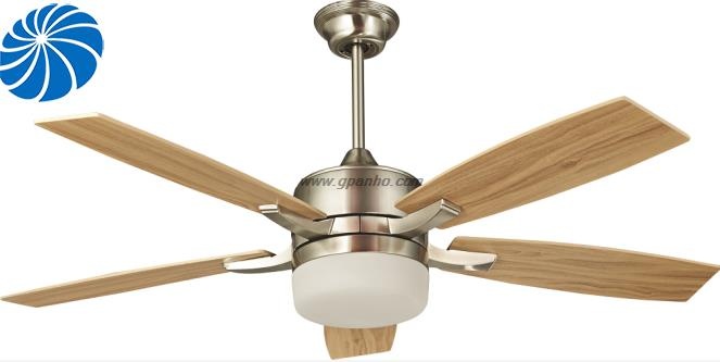 New natural wood color 5 plywood blade ceiling fan