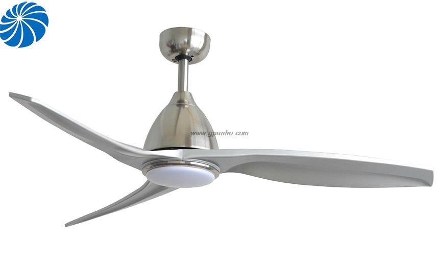 Silver ABS ceiling fan