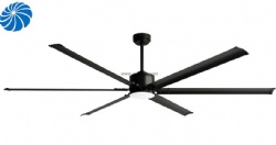 72/84 inch industrial ceiling fan with light
